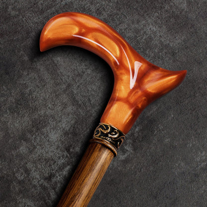 Custom Epoxy Handle With Wooden Walking Stick - Make Your Own Cane