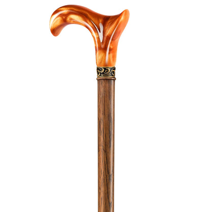 Custom Epoxy Handle With Wooden Walking Stick - Make Your Own Cane