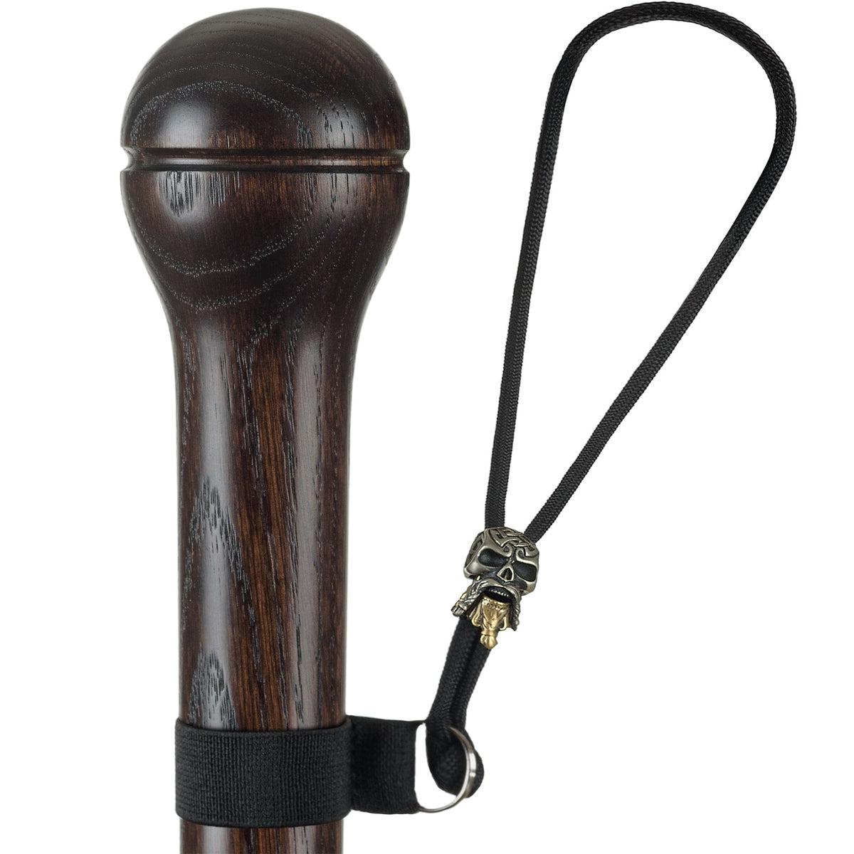 Fashionable Hand Carved Solid Oak Wooden Knob Handle Walking Cane