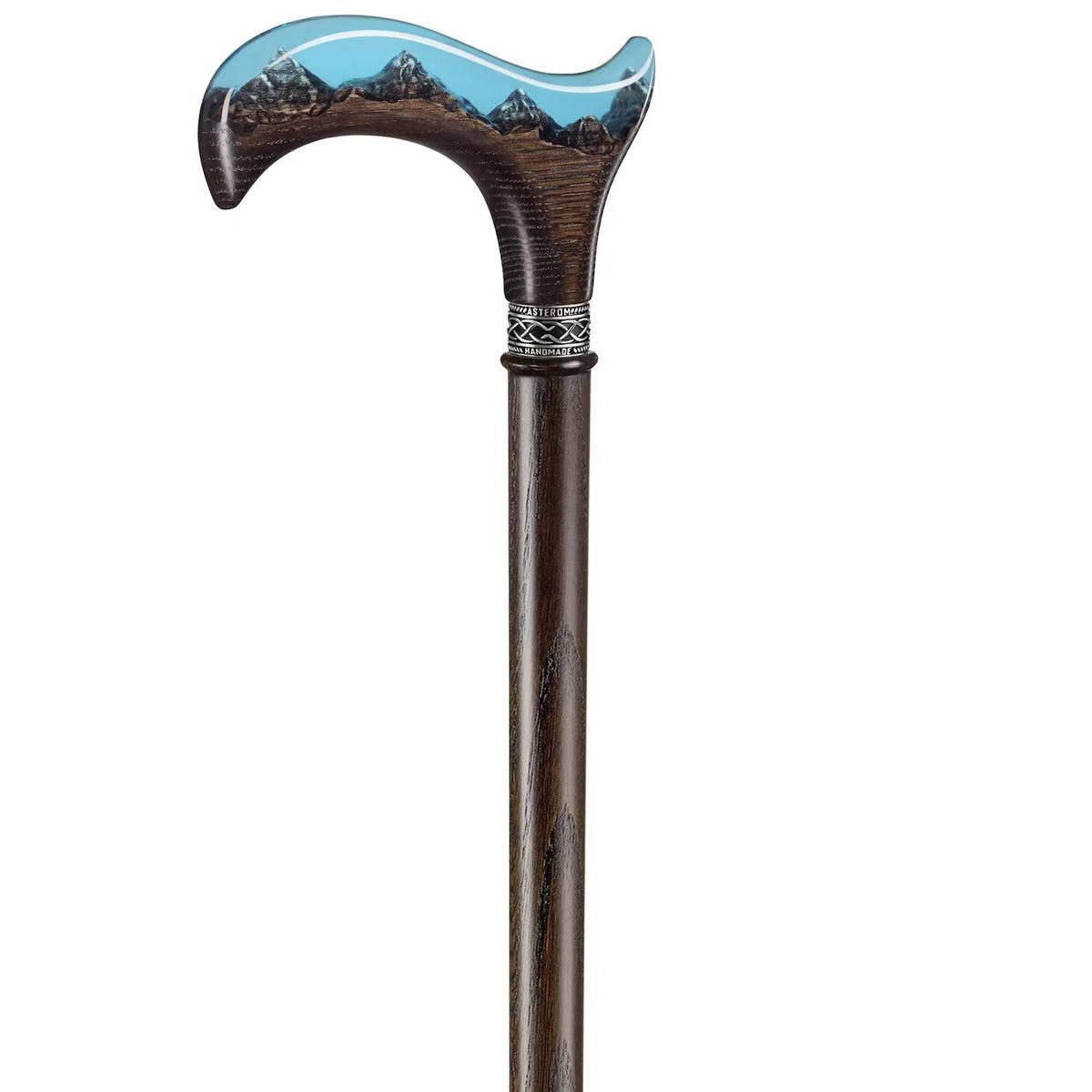 https://www.stickyourcane.com/cdn/shop/products/Unique-Epoxy-Resin-Mountain-Inlay-Wooden-Walking-Cane-or-Stick-Derby-Head-8.jpg?v=1680704496&width=1445